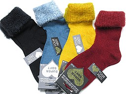 Sock for women with soft turn over top Sock for women with soft turn over top