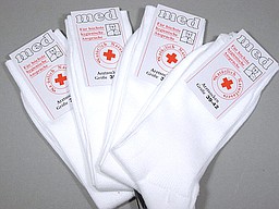 White women's health socks