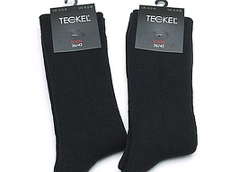 Thick black terry socks for ladies in black Thick black terry socks for ladies in black